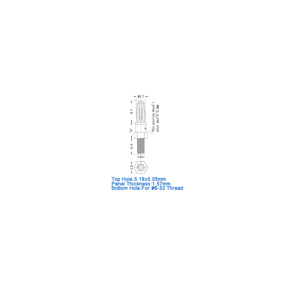 GSCBS5 / SCBSM / Entretoises filetées #6-32 | Gecko Fastener GmbH