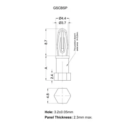 GSCBSP - Drukafstandhouder| Gecko Fastener GmbH 2