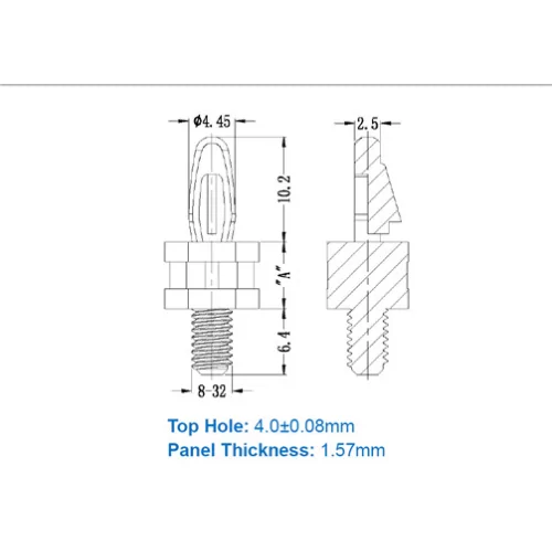 GSCBS8 / SCBS / Distanciador con rosca | Gecko Fastener GmbH