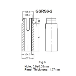 GSRS6-2 Series - Self-Retaining Spacer | Gecko Fastener GmbH 2