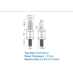GSCBS6 / LCBS-TM / Distanziatore con filettatura | Gecko Fastener GmbH 2