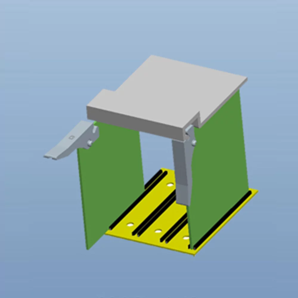 GFFCBE62 | Printplaat insteekgreep / uittrekgreep | Gecko Fastener GmbH
