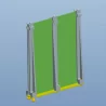 GSVA160BW - Guía vertical para placas de circuito impreso