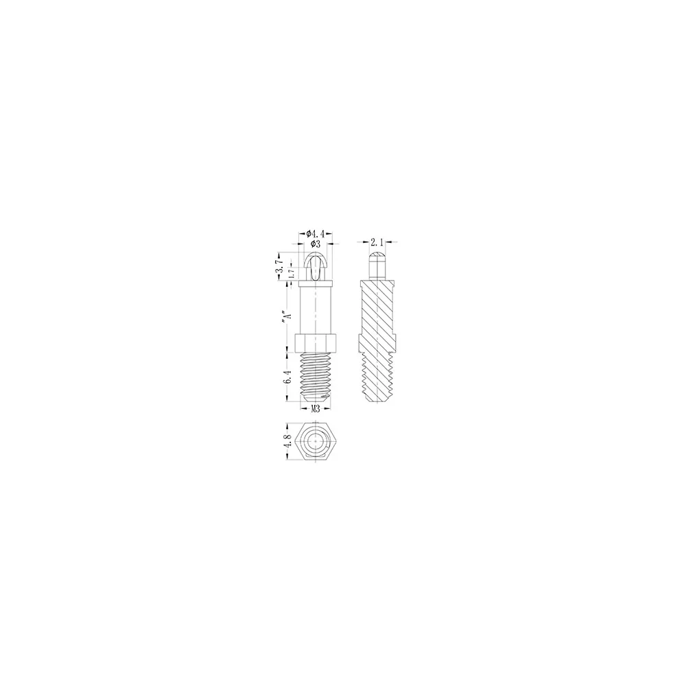 GMSCBST-M3 / MSCBST-M3 | Abstandshalter M3 | Gecko Fastener GmbH