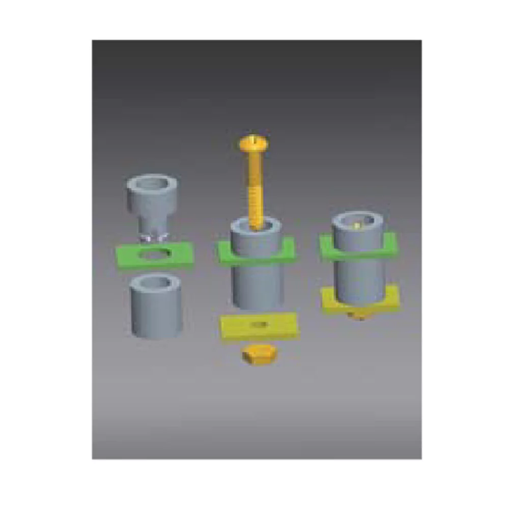 GNA Serie - Abstandsbuchse Verriegelnd | Gecko Fastener GmbH