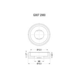 G007 2060 - Rondelle de finition I | Gecko Fastener GmbH 2