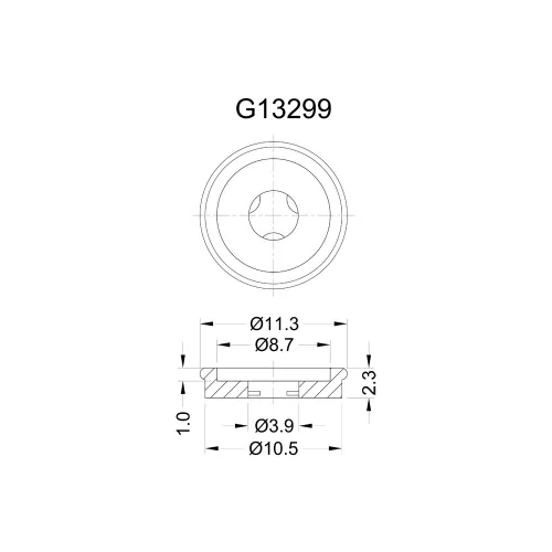G13299 - Unicap Cover Cap | Gecko Fastener GmbH