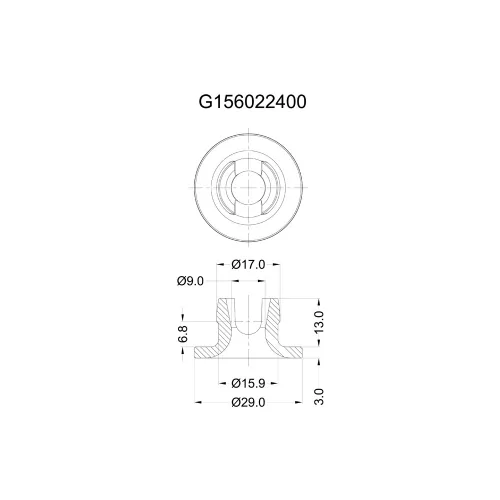 G156022400 - Centreerbussen | Gecko Fastener GmbH