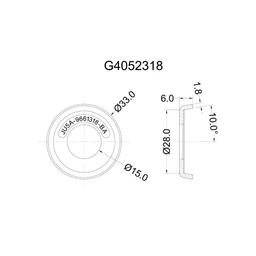 G4052318 - Distance Washer | Gecko Fastener GmbH
