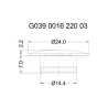 G039 - Tappi per viti a testa cilindrica