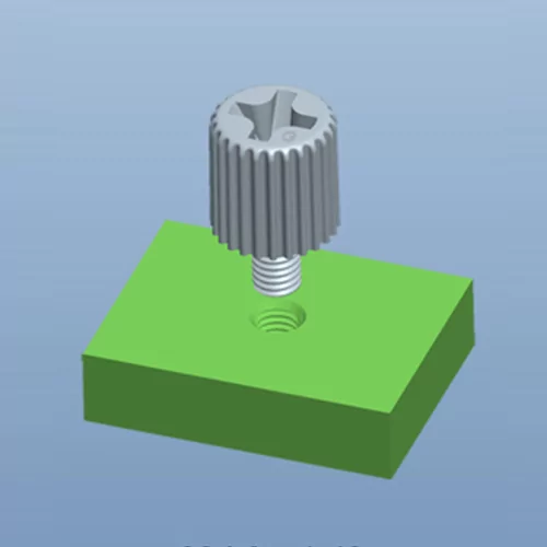 GSCH-PH2 - Vis à molette à tête moletée | Gecko Fastener GmbH
