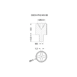 GSCH-PH2 - Kartelkopduimschroef | Gecko Fastener GmbH 2