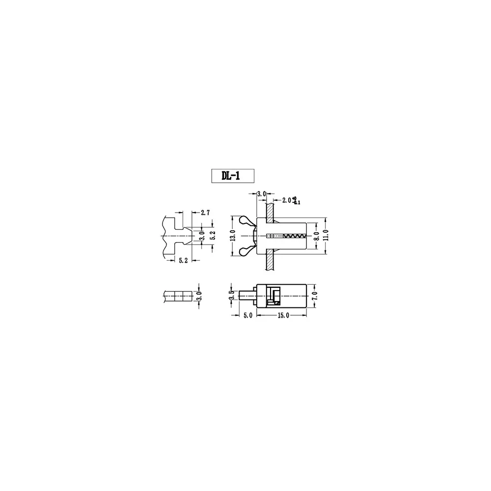 GDL-1 / DL-1 | Cierre de puerta | Gecko Fastener GmbH