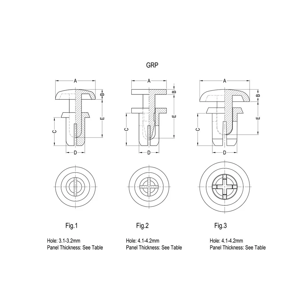 SRP4200N - Rivetti a scatto | Gecko Fastener GmbH