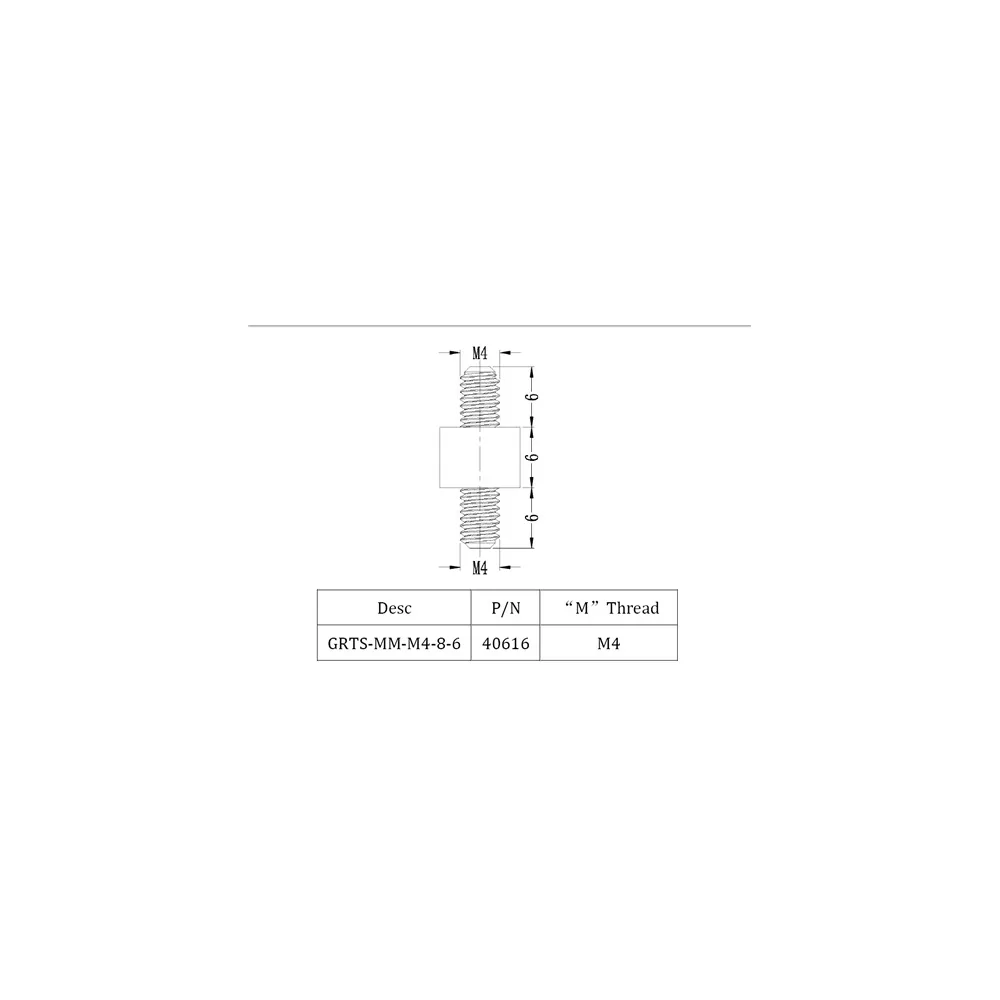 GRTS-MM-M4-8-6 / Spacer & PCB for M4| Gecko Fastener GmbH