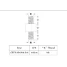 GRTS-MM-M4-8-6 - Spacer - buitendraad, rond, M4 #2