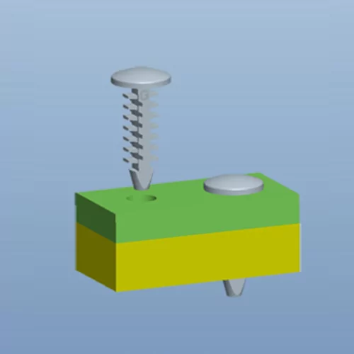 G167 - Drukknoop met weerhaak | Gecko Fastener GmbH