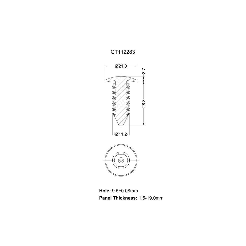 GT112283 - Tannenbaumbefestigung | Gecko Fastener GmbH