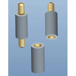 GRSP-HTS-M2 / TNM / Afstandhouder met messing draad| Gecko Fastener GmbH 2