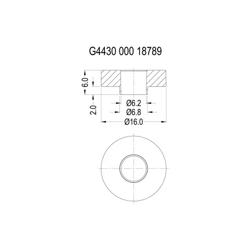 G4430 - U-ring, schouderring | Gecko Fastener GmbH