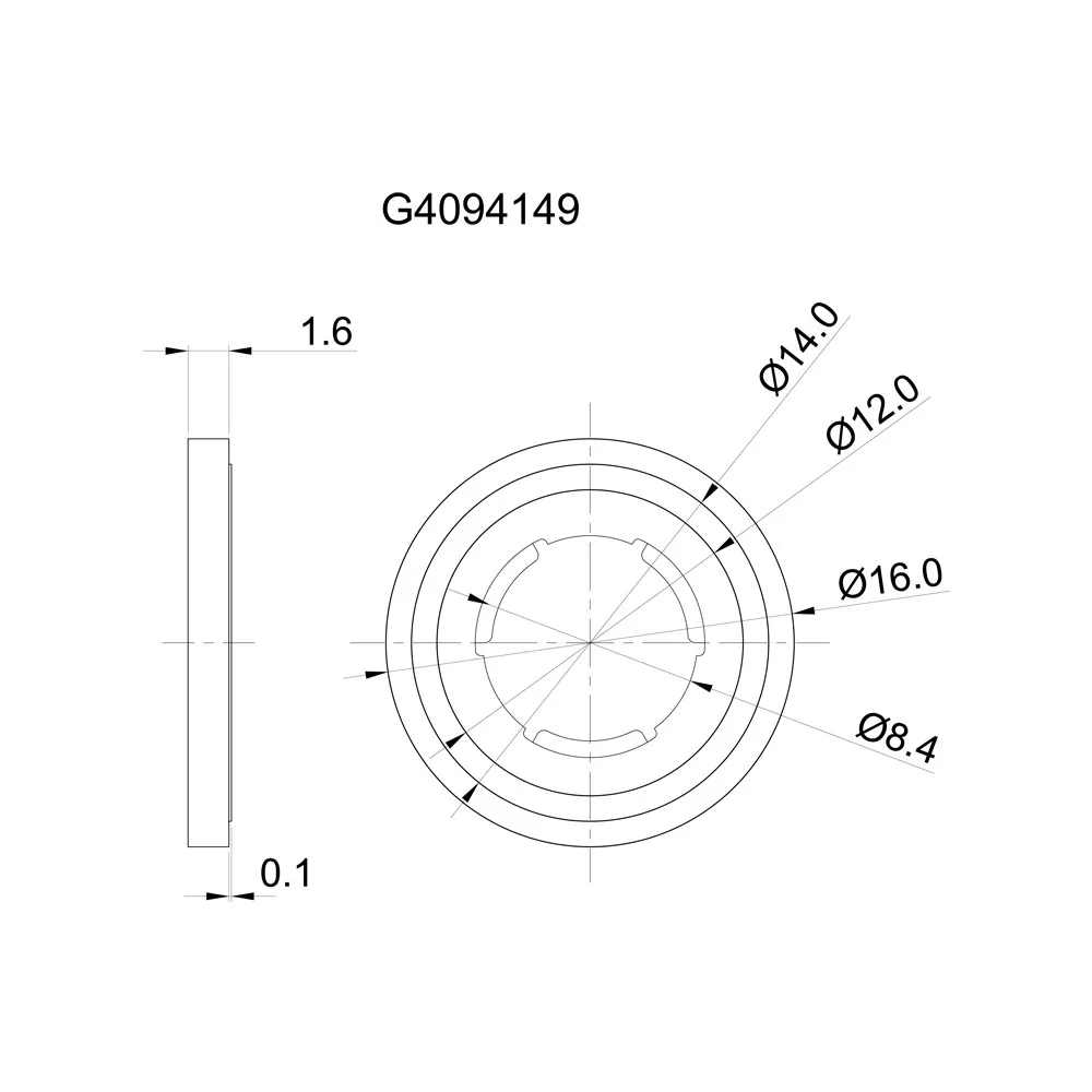 G4094149 - Sluitring armleuning