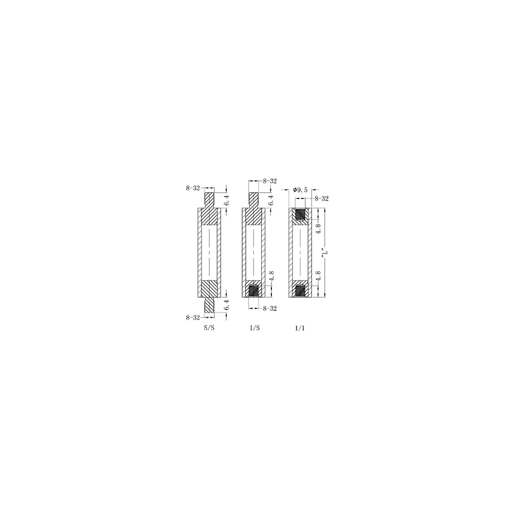 GRSP-HTS-8 / TNSP / Abstandshalter Messinggewinde | Gecko Fastener GmbH