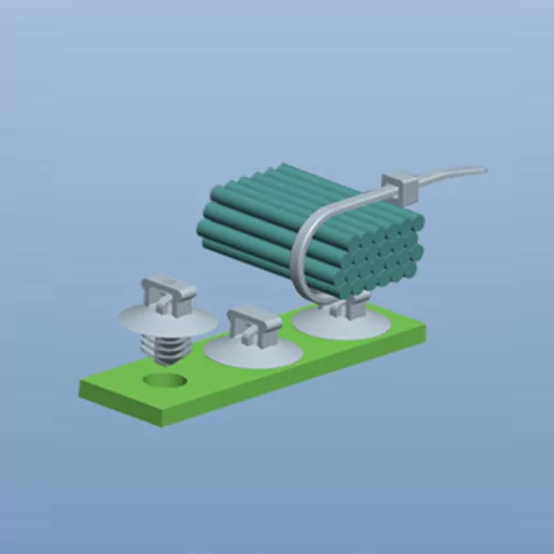 GFTH-36 - Kabelbinderhalter zum Eindrücken | Gecko Fastener GmbH