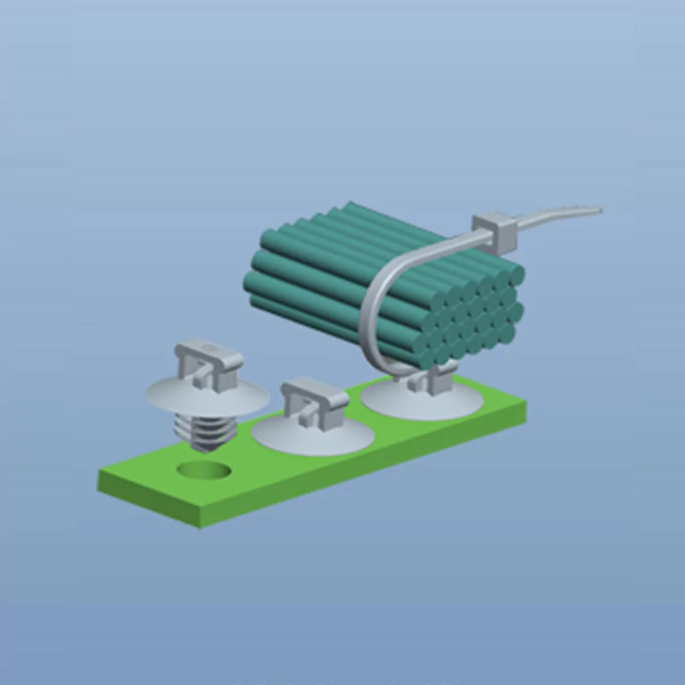 GFTH-36 - Support de colliers de serrage à enfoncer | Gecko Fastener GmbH