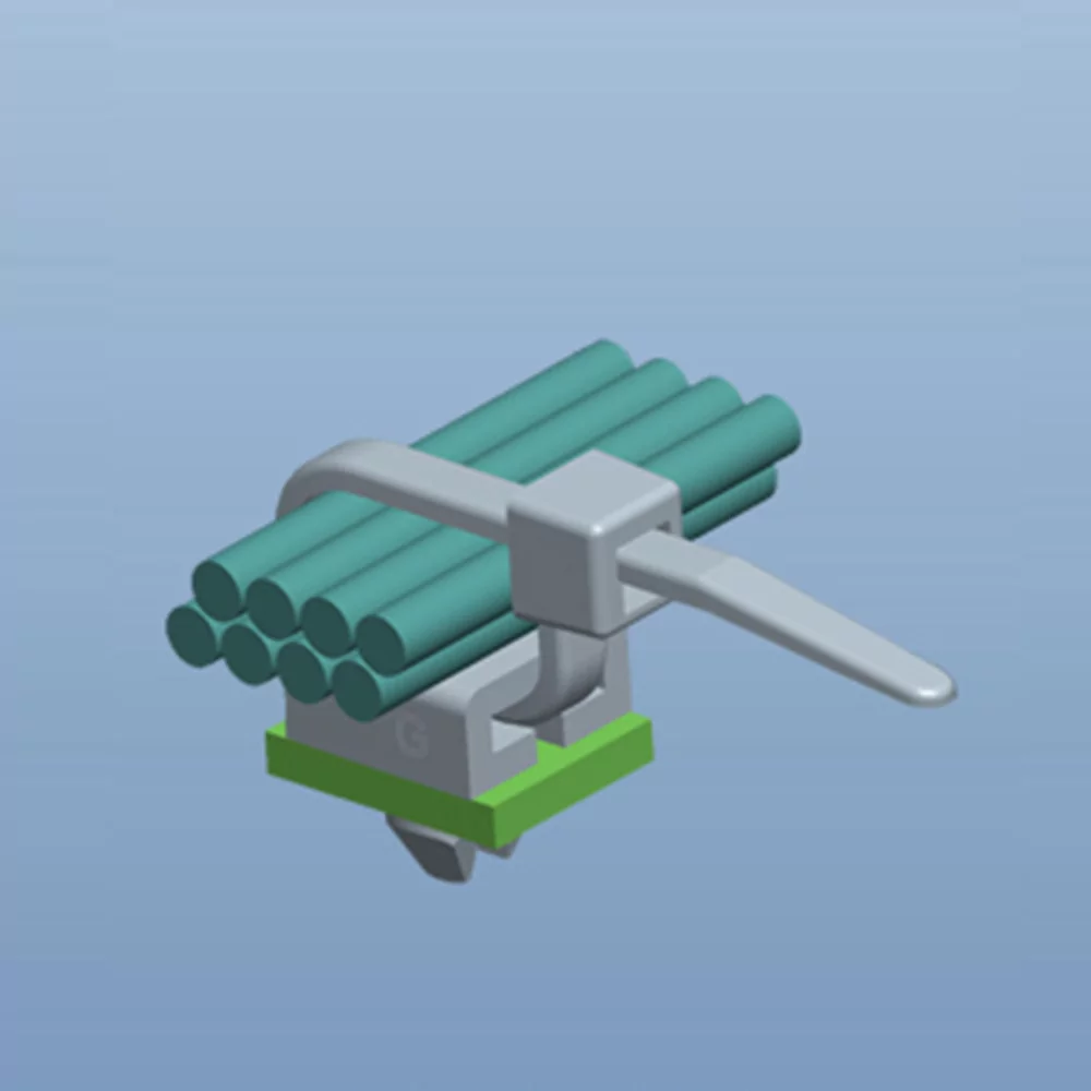 G23TA00090 | Porta fascette a pressione | Gecko Fastener GmbH