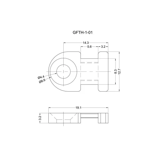 GFTH-1-01 - Support de colliers de serrage à visser |Gecko Fastener GmbH