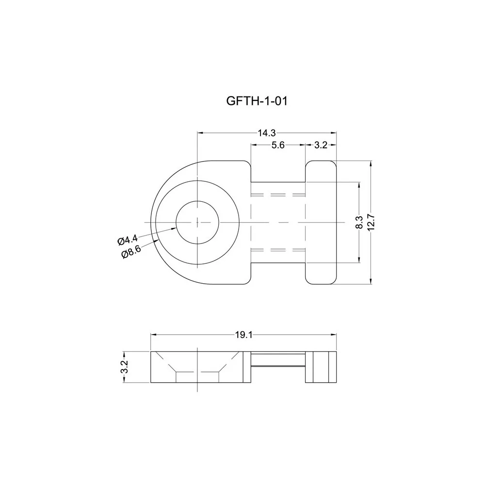 GFTH-1-01 - Kabelbinderhalter Schraubausführung |Gecko Fastener GmbH