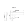 GFTH-11 Series - Cable tie holder with screw design