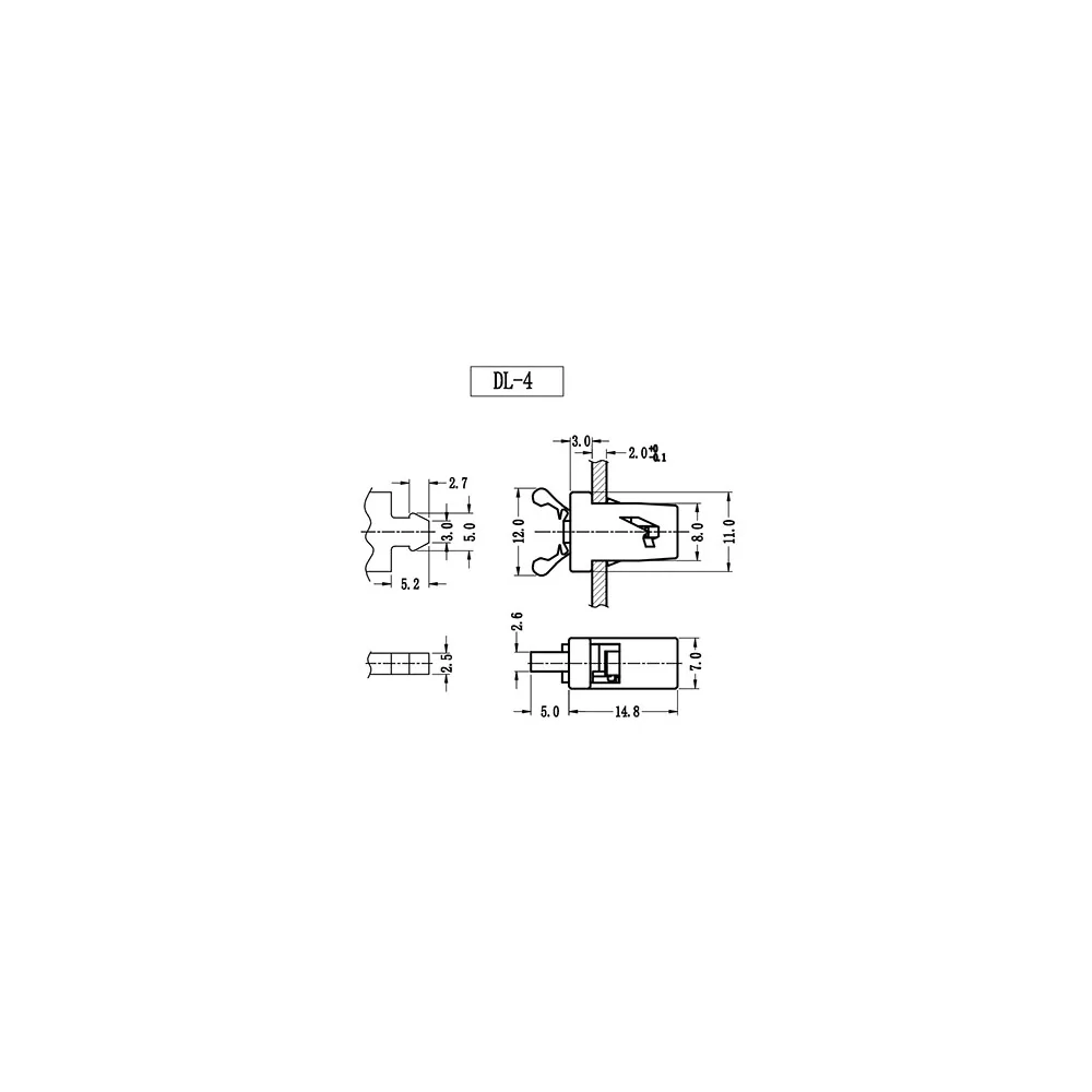 GDL-4 / DL-4 | Cierre de puerta | Gecko Fastener GmbH