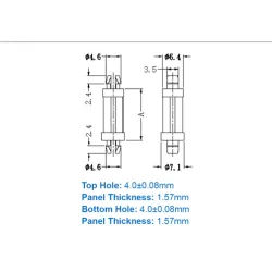 GSP1 / SP1 / Miniatur-Abstandshalter | Gecko Fastener GmbH 2