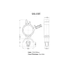 GSLCSE, GSLCSE2 Series - Stand-Off Locking Clip