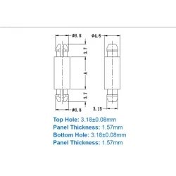 GMSPDLN / DLMSPM / Miniatur Abstandshalter | Gecko Fastener GmbH 2