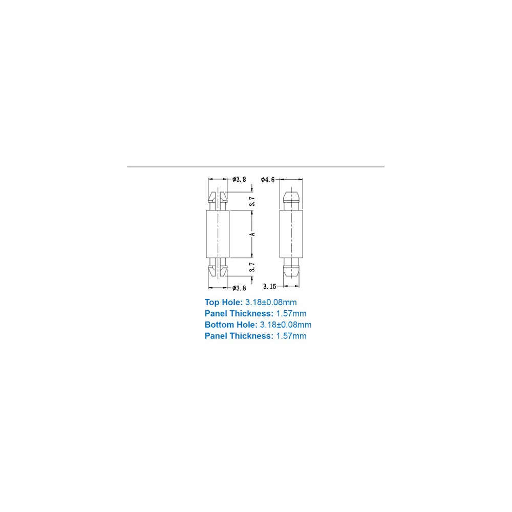 GMSPDLN / DLMSPM / Miniatur Abstandshalter | Gecko Fastener GmbH