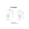 GHURCBH Serie - Cable Clamp, Half-U, Fir Tree Mount