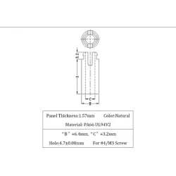 GSRS4 / SRS4 / Rouleau d'espacement autobloquant M3 | Americom 2