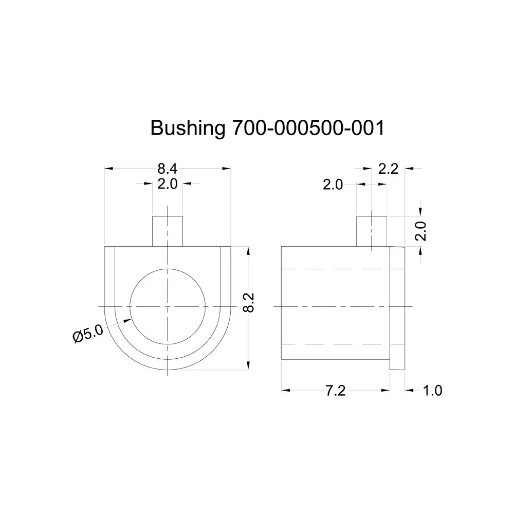 Bushing 700-000500-001 - Bushing spécial