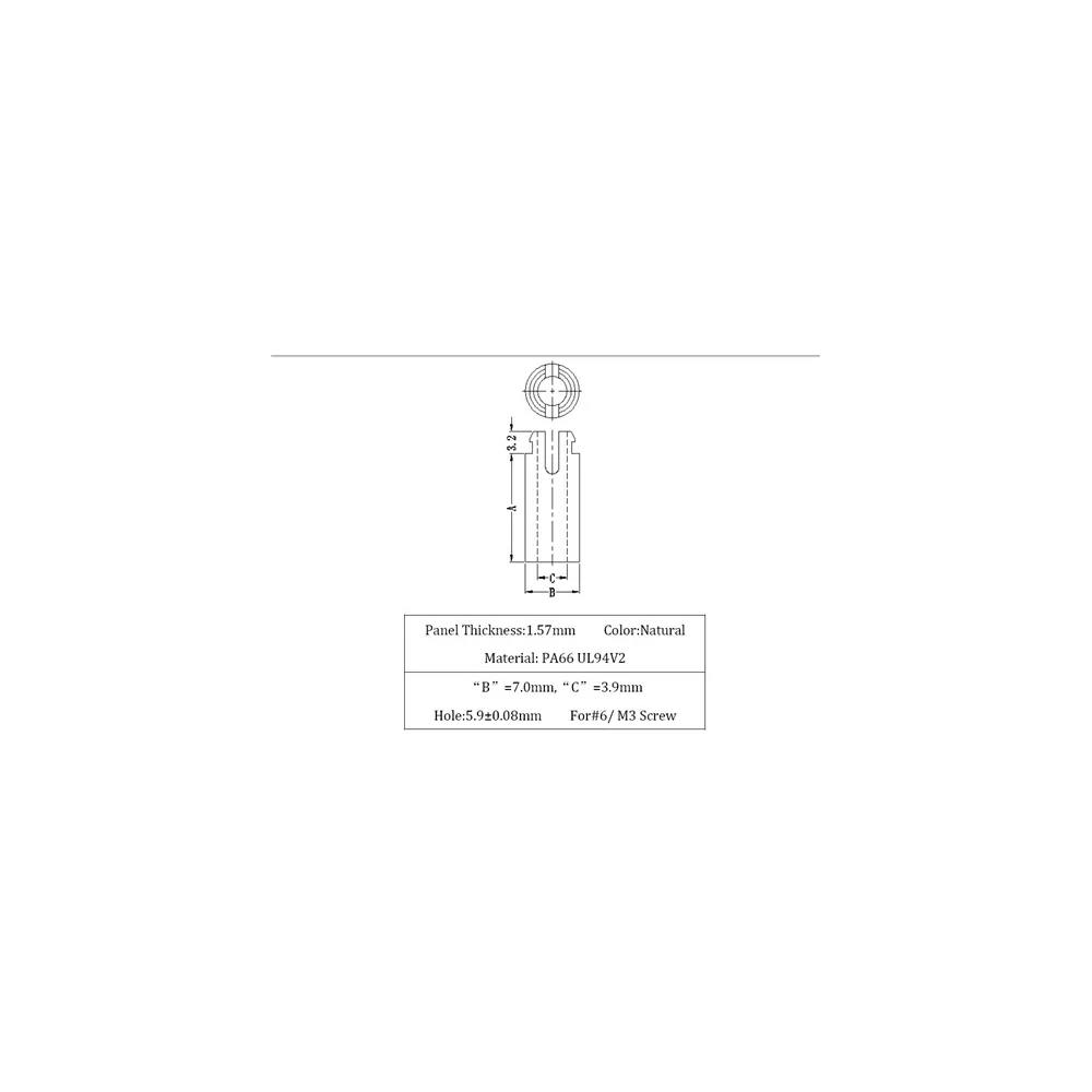GSRS6 / SRS6 / Rodillo distanciador autoretenedor M3.5 | Gecko Fastener GmbH