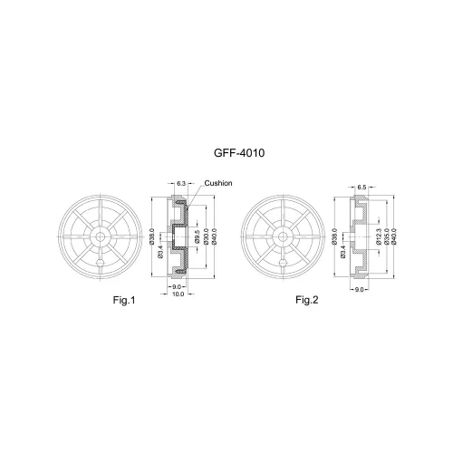 GFF-4010 - Pieds de tampon à visser | Gecko Fastener GmbH