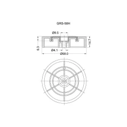 GRS-58H - ABS Damping Feet 2