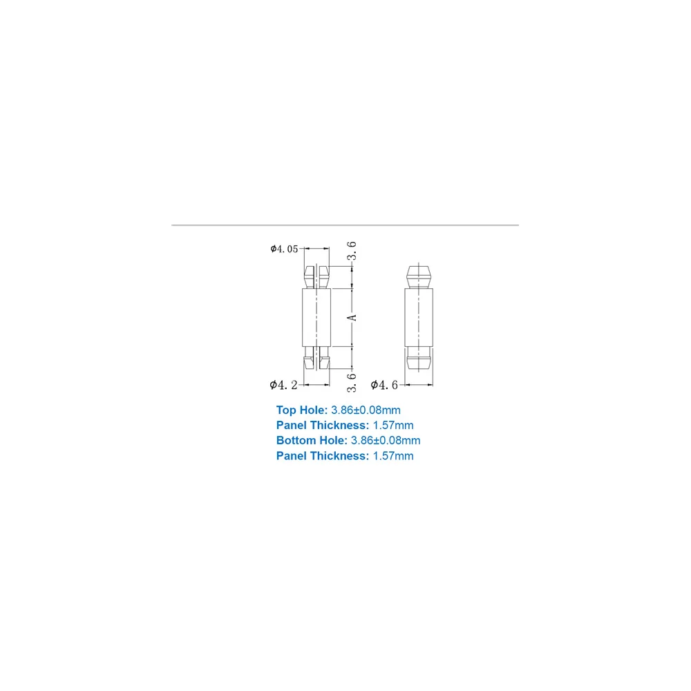 GCBP / MSP | Mini Afstandhouder | Gecko Fastener GmbH