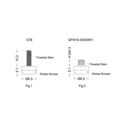 GFN10 - Screw base, brass base | Gecko Fastener GmbH