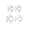 GOFNS Serie - LWL-Kabelhalter, Kabelsattel, Zum Eindrücken