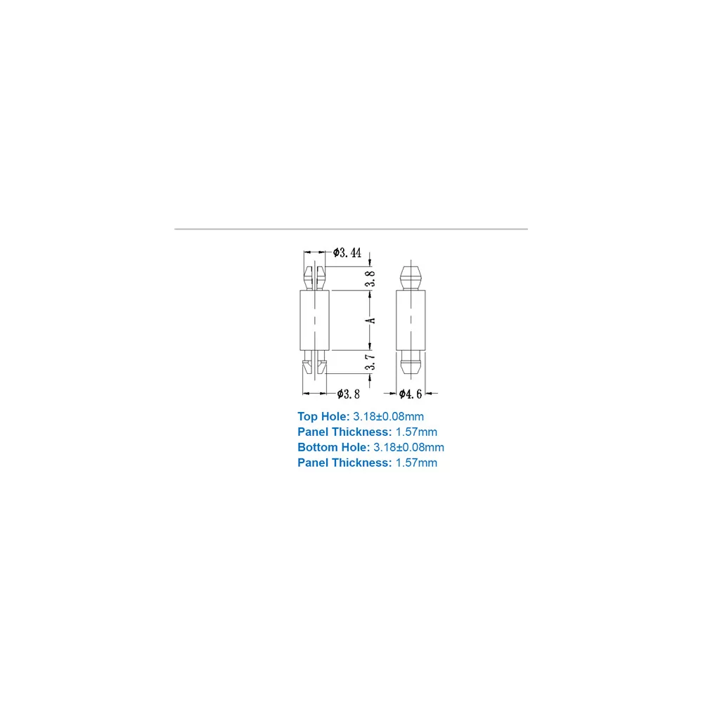 GMCBP / MSPM | Miniature spacer | Gecko Fastener GmbH