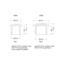 G054, G055 - Einsteckstopfen | Gecko Fastener GmbH 2