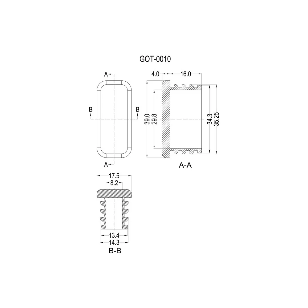 GOT-0010 - Press-in plugs | Gecko Fastener GmbH