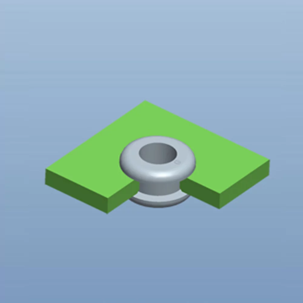 G498078 - Kabeldoorvoer | Gecko Fastener GmbH